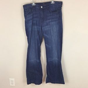 7 for All Mankind Ginger Flare Wide leg Jeans Size 32